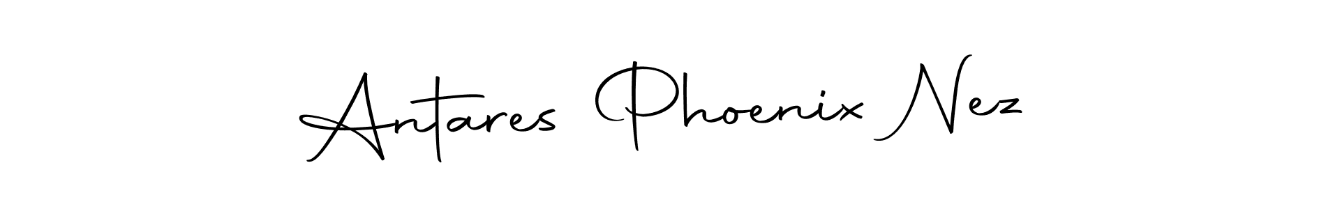 You should practise on your own different ways (Autography-DOLnW) to write your name (Antares Phoenix Nez) in signature. don't let someone else do it for you. Antares Phoenix Nez signature style 10 images and pictures png