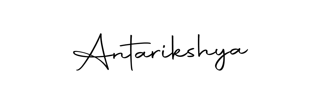 How to make Antarikshya name signature. Use Autography-DOLnW style for creating short signs online. This is the latest handwritten sign. Antarikshya signature style 10 images and pictures png