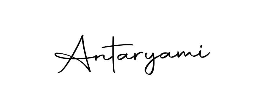 Design your own signature with our free online signature maker. With this signature software, you can create a handwritten (Autography-DOLnW) signature for name Antaryami. Antaryami signature style 10 images and pictures png