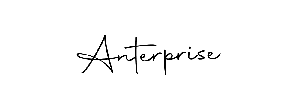 Make a beautiful signature design for name Anterprise. Use this online signature maker to create a handwritten signature for free. Anterprise signature style 10 images and pictures png