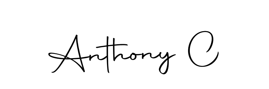 Make a beautiful signature design for name Anthony C. With this signature (Autography-DOLnW) style, you can create a handwritten signature for free. Anthony C signature style 10 images and pictures png