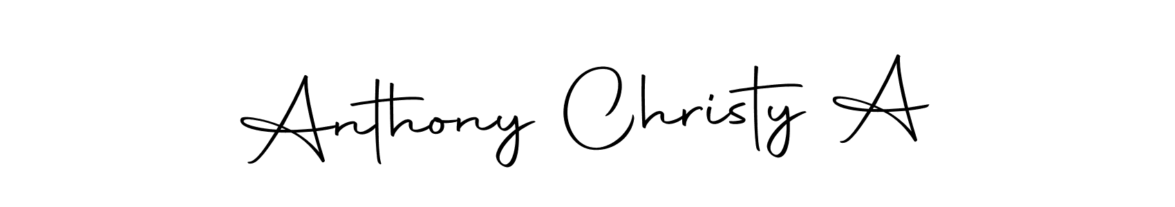 You can use this online signature creator to create a handwritten signature for the name Anthony Christy A. This is the best online autograph maker. Anthony Christy A signature style 10 images and pictures png