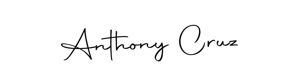 Anthony Cruz stylish signature style. Best Handwritten Sign (Autography-DOLnW) for my name. Handwritten Signature Collection Ideas for my name Anthony Cruz. Anthony Cruz signature style 10 images and pictures png