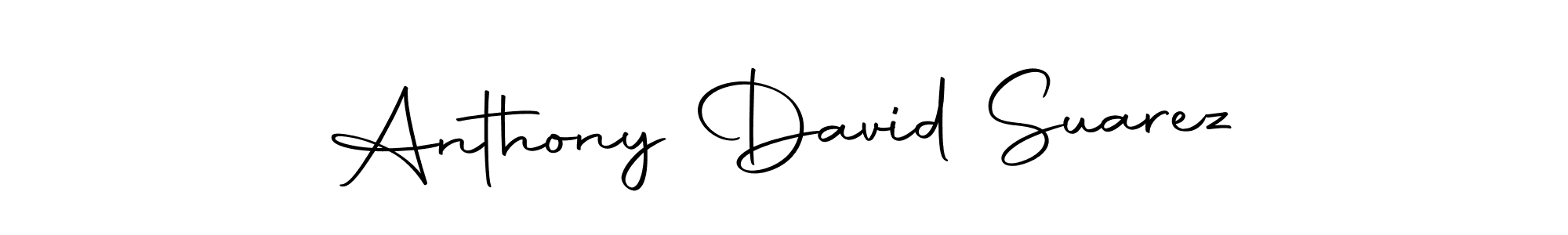 Make a beautiful signature design for name Anthony David Suarez. With this signature (Autography-DOLnW) style, you can create a handwritten signature for free. Anthony David Suarez signature style 10 images and pictures png