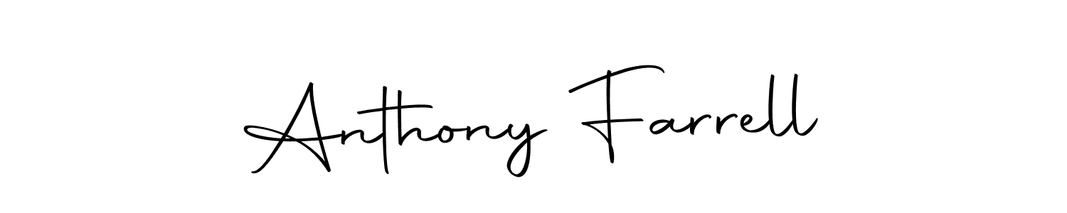 You should practise on your own different ways (Autography-DOLnW) to write your name (Anthony Farrell) in signature. don't let someone else do it for you. Anthony Farrell signature style 10 images and pictures png