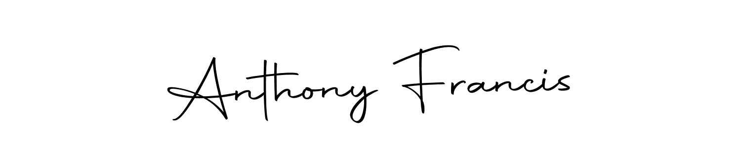 Anthony Francis stylish signature style. Best Handwritten Sign (Autography-DOLnW) for my name. Handwritten Signature Collection Ideas for my name Anthony Francis. Anthony Francis signature style 10 images and pictures png