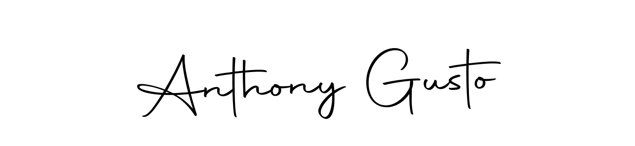 The best way (Autography-DOLnW) to make a short signature is to pick only two or three words in your name. The name Anthony Gusto include a total of six letters. For converting this name. Anthony Gusto signature style 10 images and pictures png