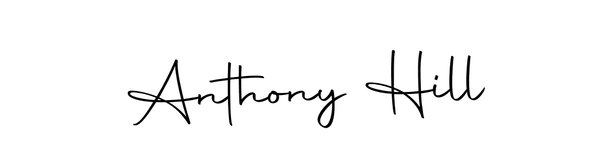 How to make Anthony Hill name signature. Use Autography-DOLnW style for creating short signs online. This is the latest handwritten sign. Anthony Hill signature style 10 images and pictures png