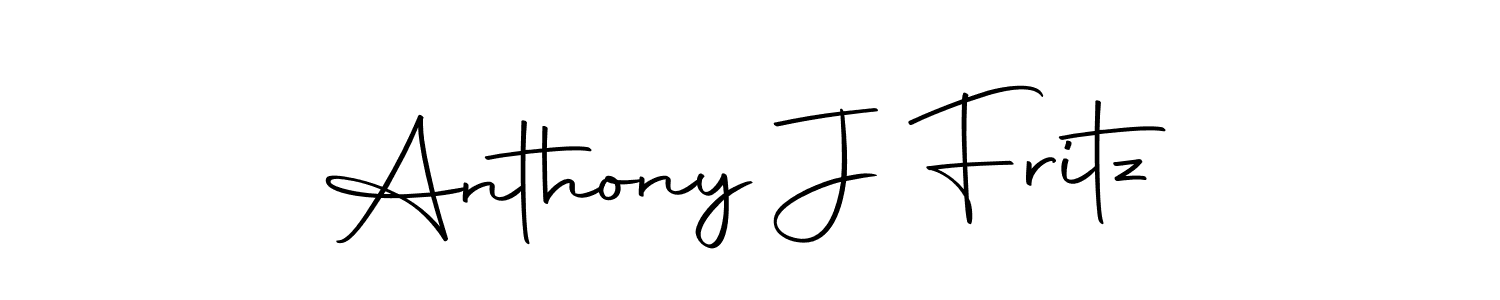 How to make Anthony J Fritz signature? Autography-DOLnW is a professional autograph style. Create handwritten signature for Anthony J Fritz name. Anthony J Fritz signature style 10 images and pictures png