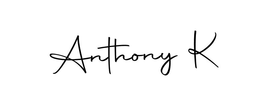 The best way (Autography-DOLnW) to make a short signature is to pick only two or three words in your name. The name Anthony K include a total of six letters. For converting this name. Anthony K signature style 10 images and pictures png
