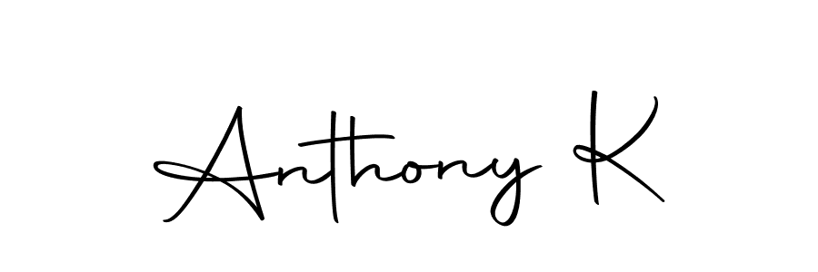 The best way (Autography-DOLnW) to make a short signature is to pick only two or three words in your name. The name Anthony K include a total of six letters. For converting this name. Anthony K signature style 10 images and pictures png