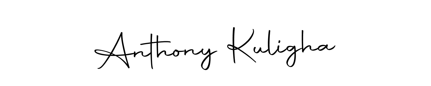 You should practise on your own different ways (Autography-DOLnW) to write your name (Anthony Kuligha) in signature. don't let someone else do it for you. Anthony Kuligha signature style 10 images and pictures png