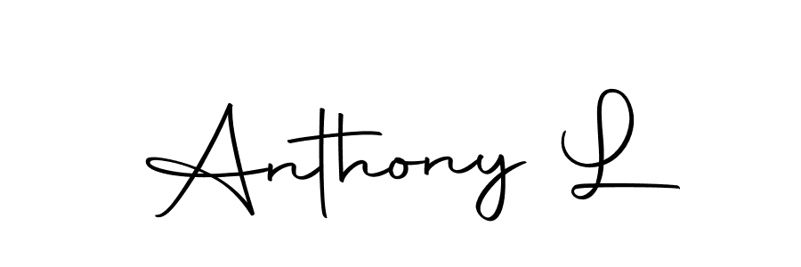 Create a beautiful signature design for name Anthony L. With this signature (Autography-DOLnW) fonts, you can make a handwritten signature for free. Anthony L signature style 10 images and pictures png