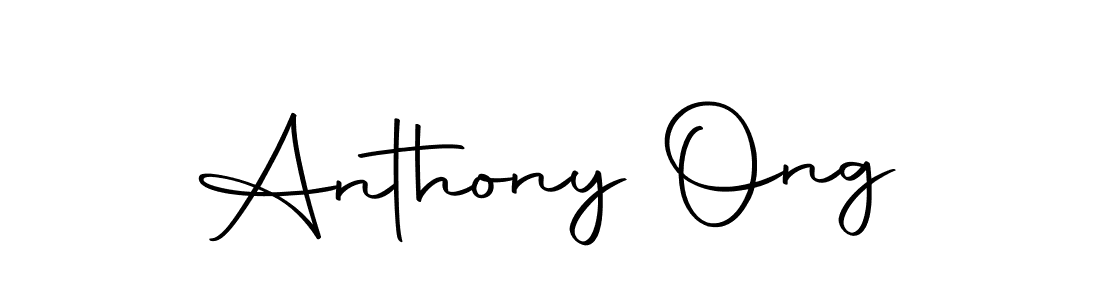 Design your own signature with our free online signature maker. With this signature software, you can create a handwritten (Autography-DOLnW) signature for name Anthony Ong. Anthony Ong signature style 10 images and pictures png