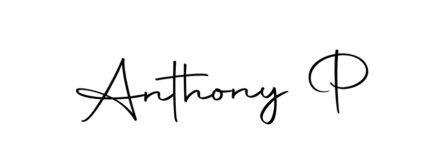 Make a beautiful signature design for name Anthony P. Use this online signature maker to create a handwritten signature for free. Anthony P signature style 10 images and pictures png