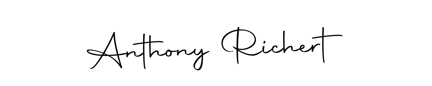 This is the best signature style for the Anthony Richert name. Also you like these signature font (Autography-DOLnW). Mix name signature. Anthony Richert signature style 10 images and pictures png