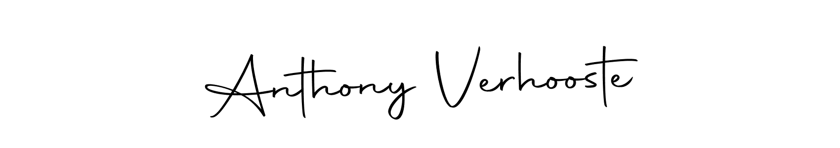 You should practise on your own different ways (Autography-DOLnW) to write your name (Anthony Verhooste) in signature. don't let someone else do it for you. Anthony Verhooste signature style 10 images and pictures png