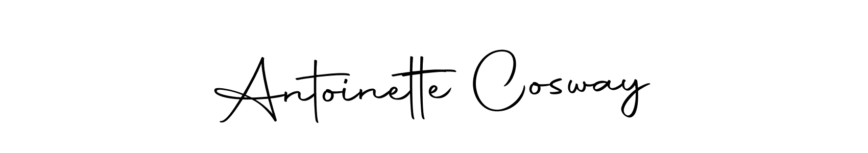 Make a beautiful signature design for name Antoinette Cosway. Use this online signature maker to create a handwritten signature for free. Antoinette Cosway signature style 10 images and pictures png