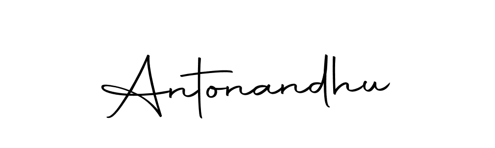 Create a beautiful signature design for name Antonandhu. With this signature (Autography-DOLnW) fonts, you can make a handwritten signature for free. Antonandhu signature style 10 images and pictures png