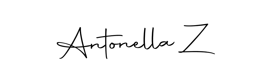 Make a beautiful signature design for name Antonella Z. With this signature (Autography-DOLnW) style, you can create a handwritten signature for free. Antonella Z signature style 10 images and pictures png