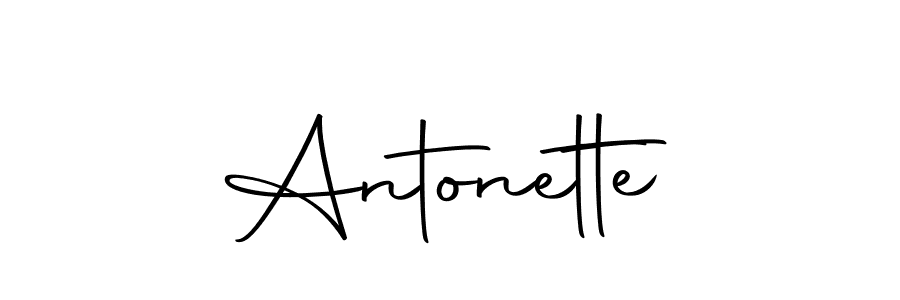 Make a beautiful signature design for name Antonette. Use this online signature maker to create a handwritten signature for free. Antonette signature style 10 images and pictures png