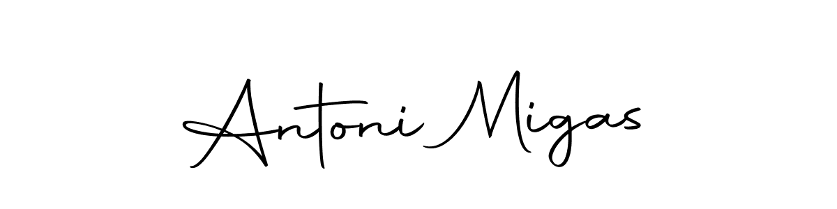 You can use this online signature creator to create a handwritten signature for the name Antoni Migas. This is the best online autograph maker. Antoni Migas signature style 10 images and pictures png