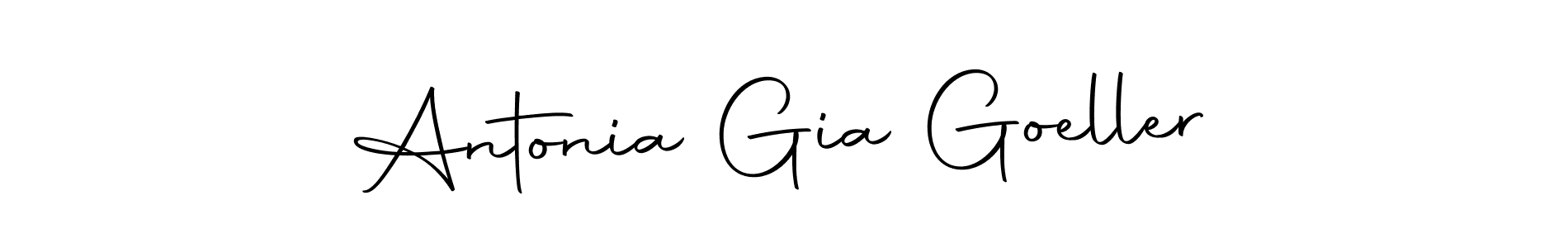 This is the best signature style for the Antonia Gia Goeller name. Also you like these signature font (Autography-DOLnW). Mix name signature. Antonia Gia Goeller signature style 10 images and pictures png