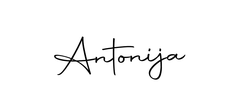 You should practise on your own different ways (Autography-DOLnW) to write your name (Antonija) in signature. don't let someone else do it for you. Antonija signature style 10 images and pictures png