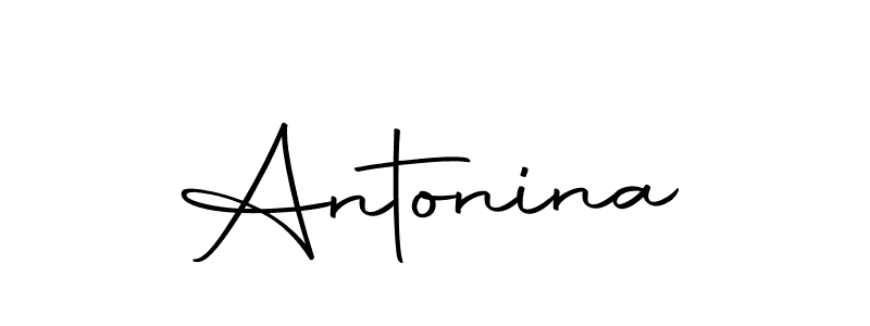 You should practise on your own different ways (Autography-DOLnW) to write your name (Antonina) in signature. don't let someone else do it for you. Antonina signature style 10 images and pictures png