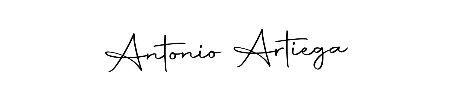 Create a beautiful signature design for name Antonio Artiega. With this signature (Autography-DOLnW) fonts, you can make a handwritten signature for free. Antonio Artiega signature style 10 images and pictures png