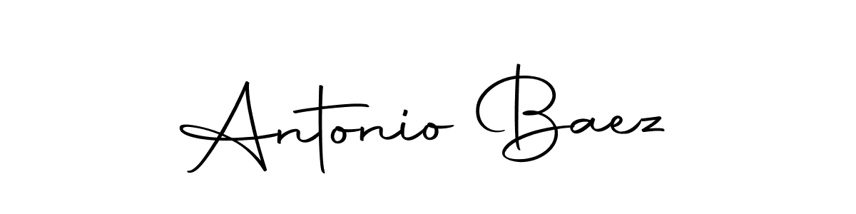 How to make Antonio Baez name signature. Use Autography-DOLnW style for creating short signs online. This is the latest handwritten sign. Antonio Baez signature style 10 images and pictures png