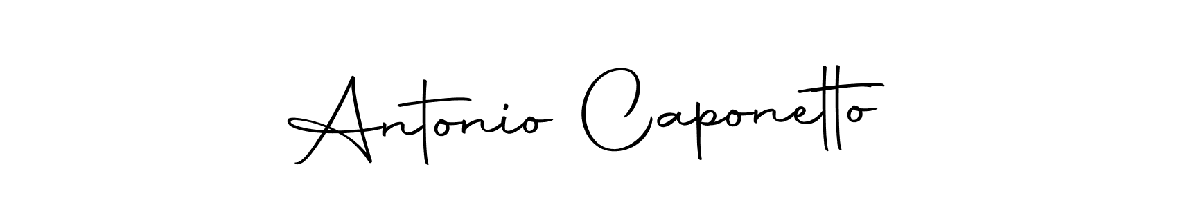 Create a beautiful signature design for name Antonio Caponetto. With this signature (Autography-DOLnW) fonts, you can make a handwritten signature for free. Antonio Caponetto signature style 10 images and pictures png