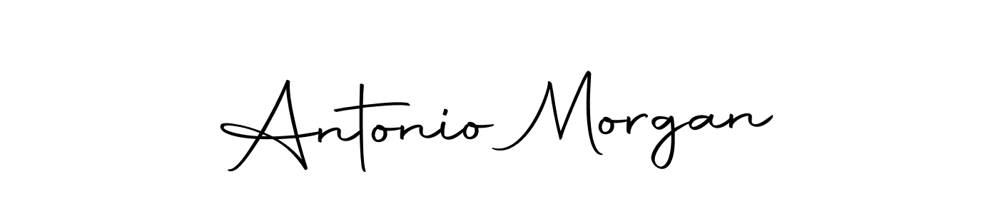 Design your own signature with our free online signature maker. With this signature software, you can create a handwritten (Autography-DOLnW) signature for name Antonio Morgan. Antonio Morgan signature style 10 images and pictures png