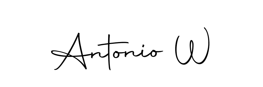 Similarly Autography-DOLnW is the best handwritten signature design. Signature creator online .You can use it as an online autograph creator for name Antonio W. Antonio W signature style 10 images and pictures png