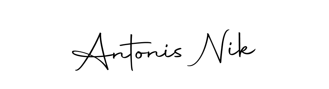 How to make Antonis Nik signature? Autography-DOLnW is a professional autograph style. Create handwritten signature for Antonis Nik name. Antonis Nik signature style 10 images and pictures png