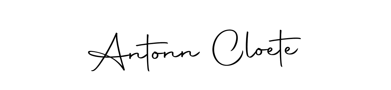 Also we have Antonn Cloete name is the best signature style. Create professional handwritten signature collection using Autography-DOLnW autograph style. Antonn Cloete signature style 10 images and pictures png