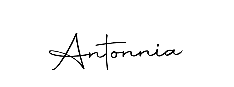 Create a beautiful signature design for name Antonnia. With this signature (Autography-DOLnW) fonts, you can make a handwritten signature for free. Antonnia signature style 10 images and pictures png