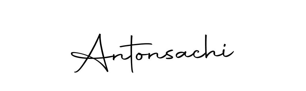 How to make Antonsachi name signature. Use Autography-DOLnW style for creating short signs online. This is the latest handwritten sign. Antonsachi signature style 10 images and pictures png