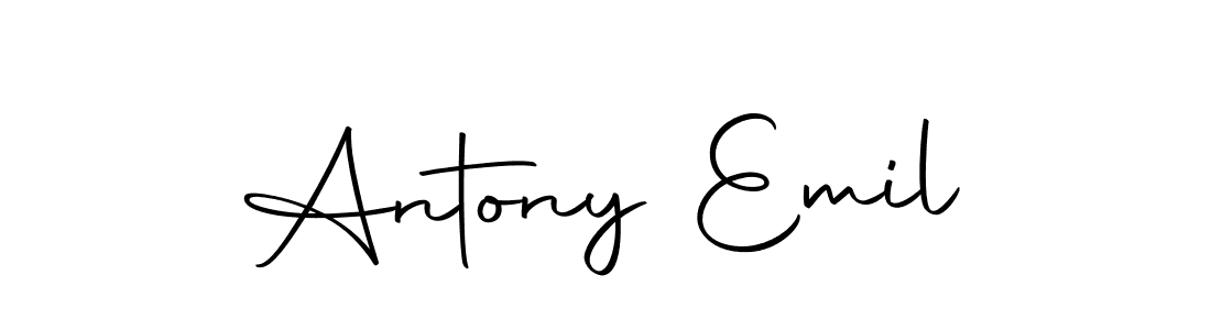 if you are searching for the best signature style for your name Antony Emil. so please give up your signature search. here we have designed multiple signature styles  using Autography-DOLnW. Antony Emil signature style 10 images and pictures png