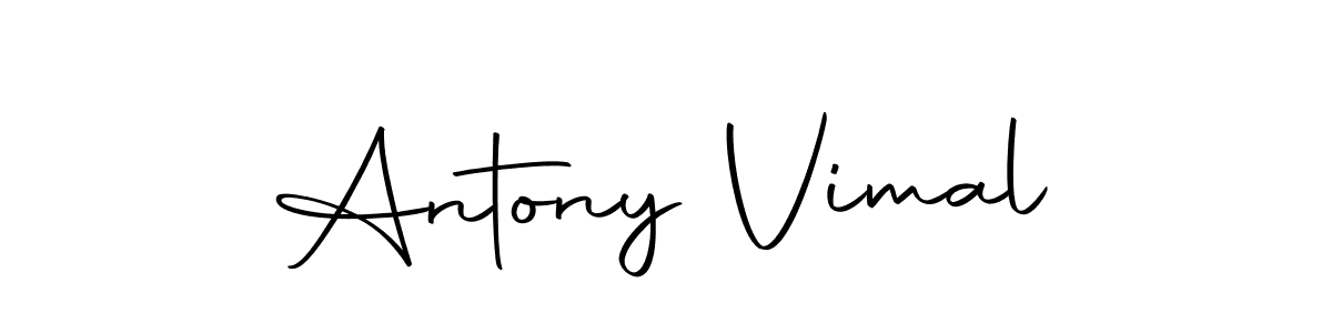 This is the best signature style for the Antony Vimal name. Also you like these signature font (Autography-DOLnW). Mix name signature. Antony Vimal signature style 10 images and pictures png