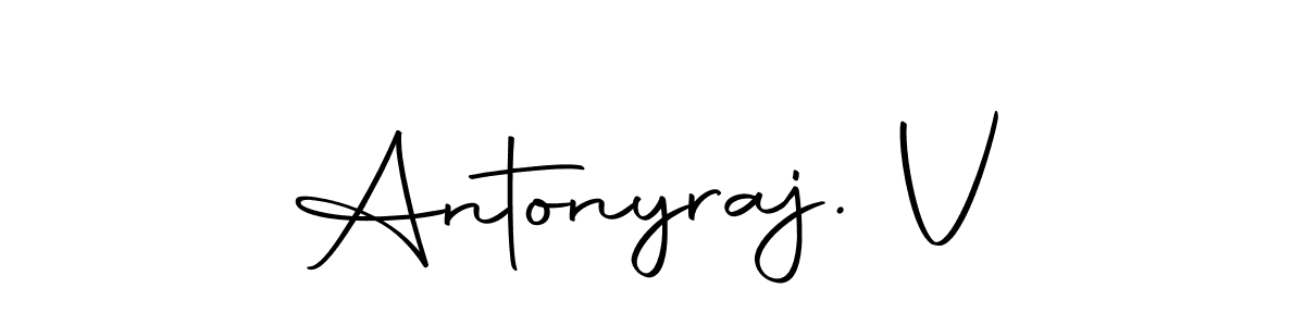 Once you've used our free online signature maker to create your best signature Autography-DOLnW style, it's time to enjoy all of the benefits that Antonyraj. V name signing documents. Antonyraj. V signature style 10 images and pictures png