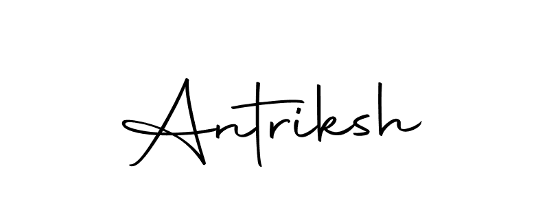 Make a beautiful signature design for name Antriksh. With this signature (Autography-DOLnW) style, you can create a handwritten signature for free. Antriksh signature style 10 images and pictures png
