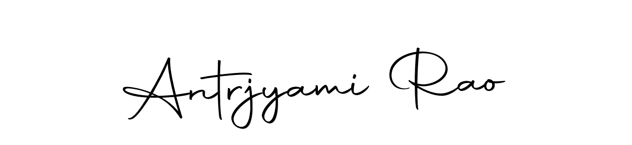 How to make Antrjyami Rao signature? Autography-DOLnW is a professional autograph style. Create handwritten signature for Antrjyami Rao name. Antrjyami Rao signature style 10 images and pictures png