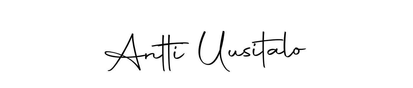 Antti Uusitalo stylish signature style. Best Handwritten Sign (Autography-DOLnW) for my name. Handwritten Signature Collection Ideas for my name Antti Uusitalo. Antti Uusitalo signature style 10 images and pictures png