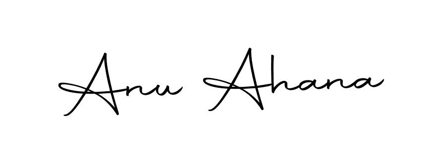 Create a beautiful signature design for name Anu Ahana. With this signature (Autography-DOLnW) fonts, you can make a handwritten signature for free. Anu Ahana signature style 10 images and pictures png