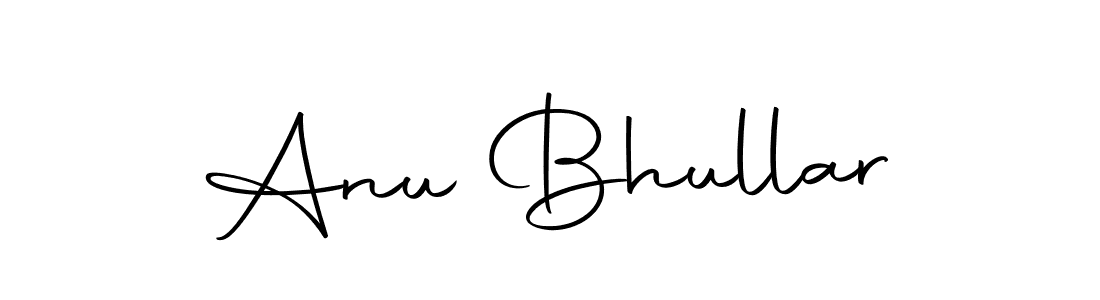 Design your own signature with our free online signature maker. With this signature software, you can create a handwritten (Autography-DOLnW) signature for name Anu Bhullar. Anu Bhullar signature style 10 images and pictures png