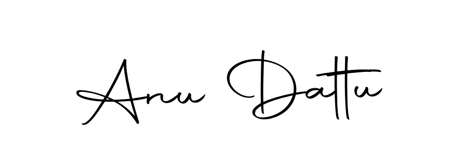 Make a beautiful signature design for name Anu Dattu. With this signature (Autography-DOLnW) style, you can create a handwritten signature for free. Anu Dattu signature style 10 images and pictures png