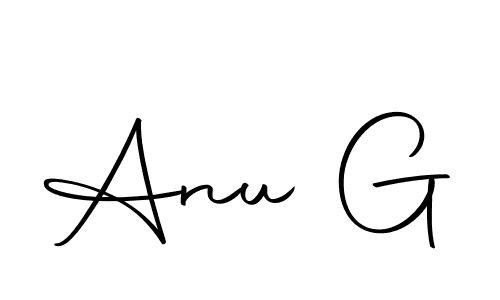 You can use this online signature creator to create a handwritten signature for the name Anu G. This is the best online autograph maker. Anu G signature style 10 images and pictures png