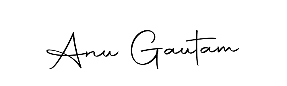 Similarly Autography-DOLnW is the best handwritten signature design. Signature creator online .You can use it as an online autograph creator for name Anu Gautam. Anu Gautam signature style 10 images and pictures png
