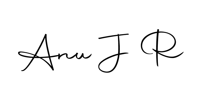 Make a beautiful signature design for name Anu J R. Use this online signature maker to create a handwritten signature for free. Anu J R signature style 10 images and pictures png